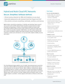 Data sheet: Hybrid and multi-cloud VPC