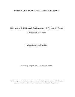 Maximum Likelihood Estimation of Dynamic Panel Threshold Models