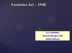 factories act
