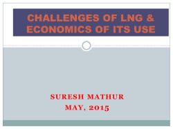CHALLENGES OF LNG & ECONOMICS OF ITS USE