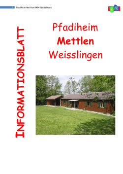 Pfadiheim Mettlen 8484 Weisslingen