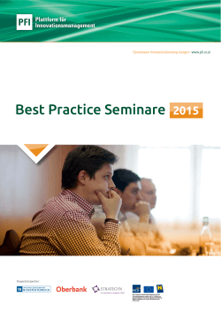 Best Practice Seminare 2015