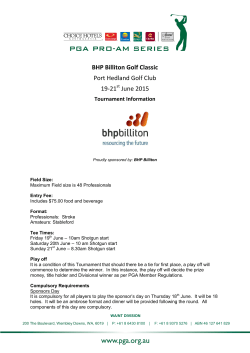 BHP Billiton Golf Classic Port Hedland Golf Club 19