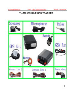 TL-208 VEHICLE GPS TRACKER