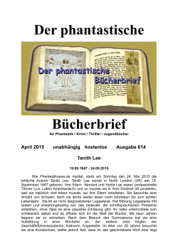 B&Atilde;&frac14;cherbrief 619 Mai 2015