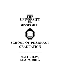 Program - School of Pharmacy