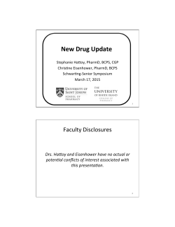 New Drug Update 2 slides/page