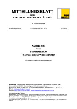 Curriculum - Karl-Franzens
