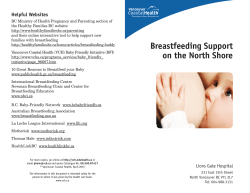 Breastfeeding Support on the North Shore