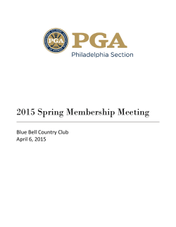 2015 Spring Meeting Booklet