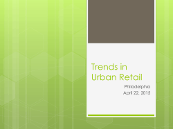 Trends in Urban Retail