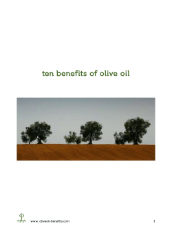 ten benefits of olive oil