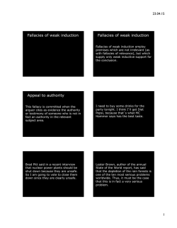 Chapter 6 Lecture Slides - Division of Social Sciences
