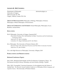 ALISON K. MCCONWELL Refereed Conference Papers: