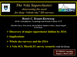 The Vela Supercluster: