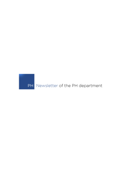 Editorial â May 2015 - PH Department newsletter