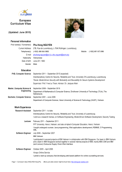 My CV can be downloaded here. - Phu