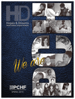Hopes & Dreams Magazine - Phoenix Childrens Hospital Foundation