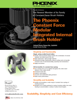 The Phoenix Constant Force Modular Integrated Internal Brush