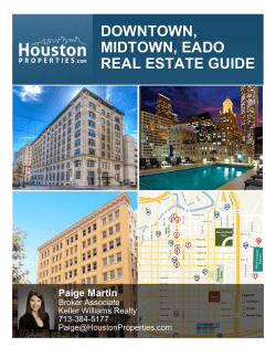 downtown, midtown, eado real estate guide