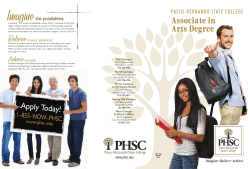 AA Degree Guide - Pasco-Hernando State College