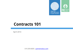 Contract Review Presentation 4-30-14.key