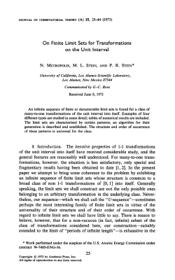 Metropolis, Stein and Stein, J.Comb. Math A:15, 1973