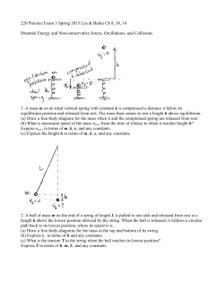 Practice Exam 3 - SFSU Physics & Astronomy