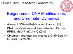 Lecture 04 - Dept. of Physiology and Biophysics, Weill Cornell