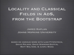 Jared Kaplan Johns Hopkins University
