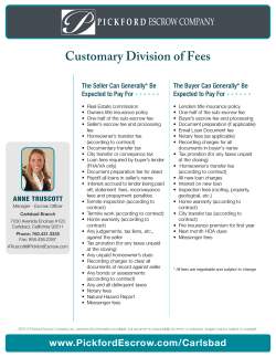 Customary Division of Fees-Anne Truscott