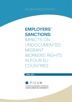 Employers` Sanctions: Impacts on Undocumented Migrant