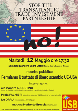 Manifesto TTIP 70X100 - Federazione Piemonte