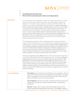 Founding Executive Director