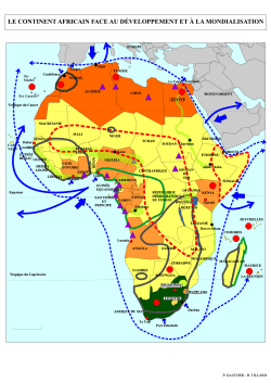 Le continent africain face au dÃ©veloppement et Ã  la mondialisation