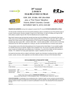 Elk Beaver 2015 - Registration Form