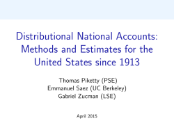 Distributional National Accounts: Methods and