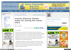 County Attorney thanks Eagle for telling the whole story