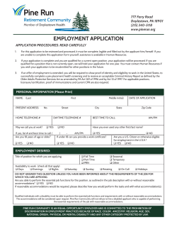 Employment Application Pg-1RevA