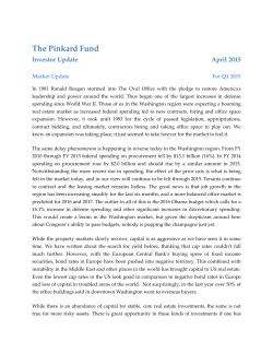 Pinkard Fund`s Market Update - April 2015