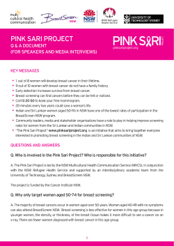 Q and A - Pink Sari Project