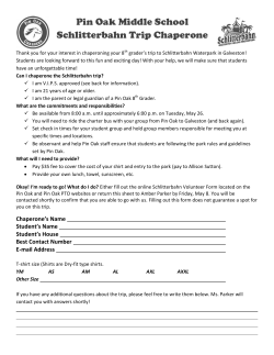 paper copy of the form - Pin Oak Middle School PTO