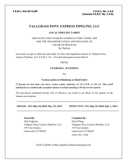TALLGRASS PONY EXPRESS PIPELINE, LLC