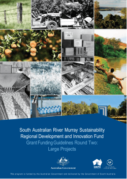 South Australian River Murray Sustainability Regional