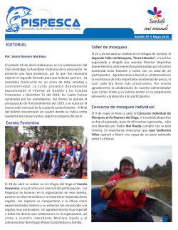 boletÃ­n mayo 2015 - PISPESCA AsociaciÃ³n colombiana de