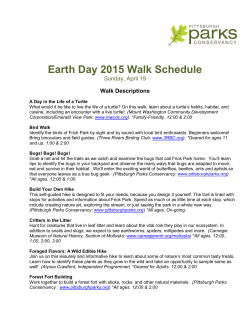 View Earth Day photos here - Pittsburgh Parks Conservancy
