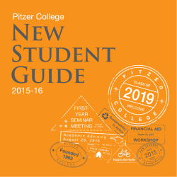 2015-16 New Student Guide