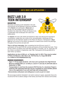 BUZZ LAB 2.0 TEEN INTERNSHIP