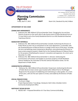 Printable Version  - Cleveland City Planning Commission