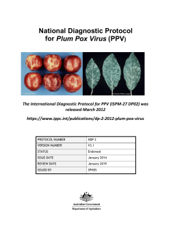 NDP 2 - National Plant Biosecurity Diagnostic Network